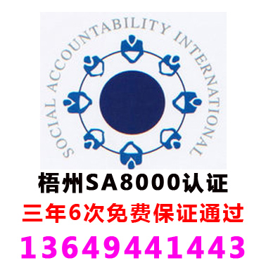 梧州SA8000社會責任管理認證